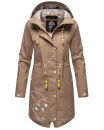 Marikoo Dancing Umbrella Damen Jacke B924 Taupe Größe L - Gr. 40