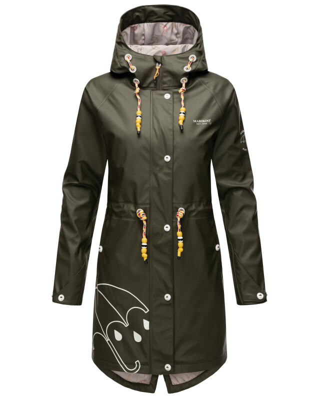 Marikoo Dancing Umbrella Damen Jacke B924 Dark Olive Größe XS - Gr. 34