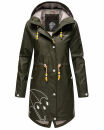 Marikoo Dancing Umbrella Damen Jacke B924 Dark Olive Größe XS - Gr. 34