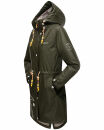 Marikoo Dancing Umbrella Damen Jacke B924 Dark Olive Größe XS - Gr. 34