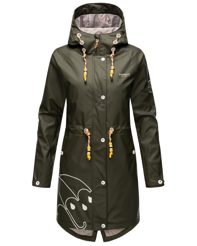 Marikoo Dancing Umbrella Damen Jacke B924 Dark Olive Größe L - Gr. 40