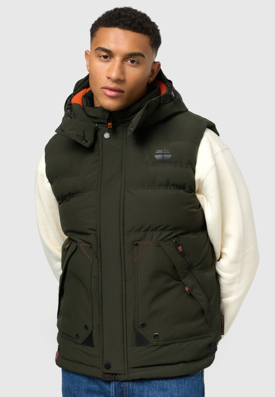 Stone Harbour Egoor Herren Weste B737 Olive Größe S - Gr. S
