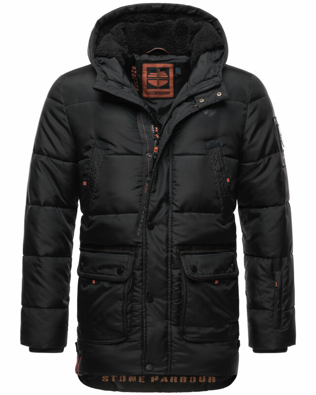 Stone Harbour Mironoo Herren Winterjacke B739 Schwarz Größe S - Gr. S