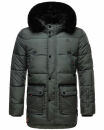 Stone Harbour Mironoo Herren Winterjacke B739 Stein Grün Größe S - Gr. S