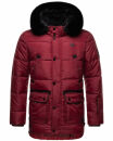Stone Harbour Mironoo Herren Winterjacke B739 Granit Rot Größe S - Gr. S