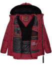 Stone Harbour Mironoo Herren Winterjacke B739 Granit Rot Größe S - Gr. S