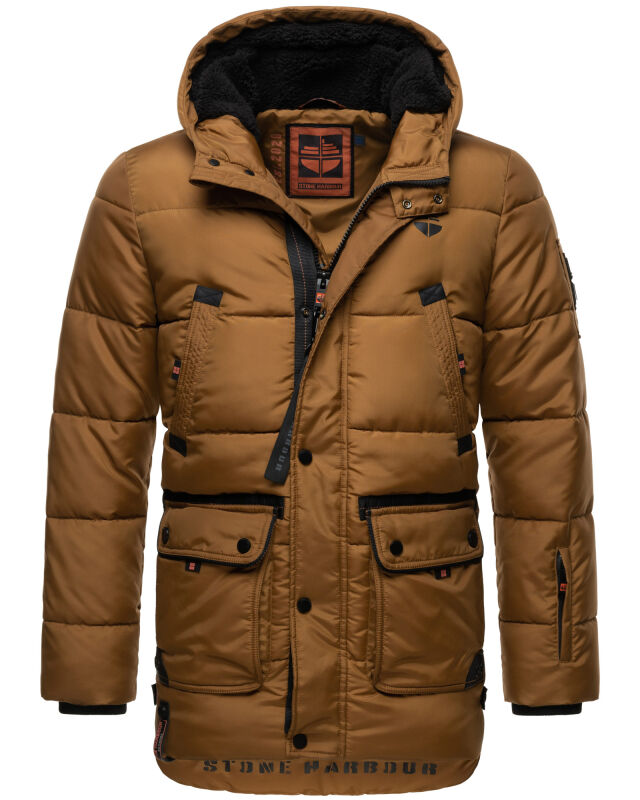 Stone Harbour Mironoo Herren Winterjacke B739 Tobacoo Größe S - Gr. S