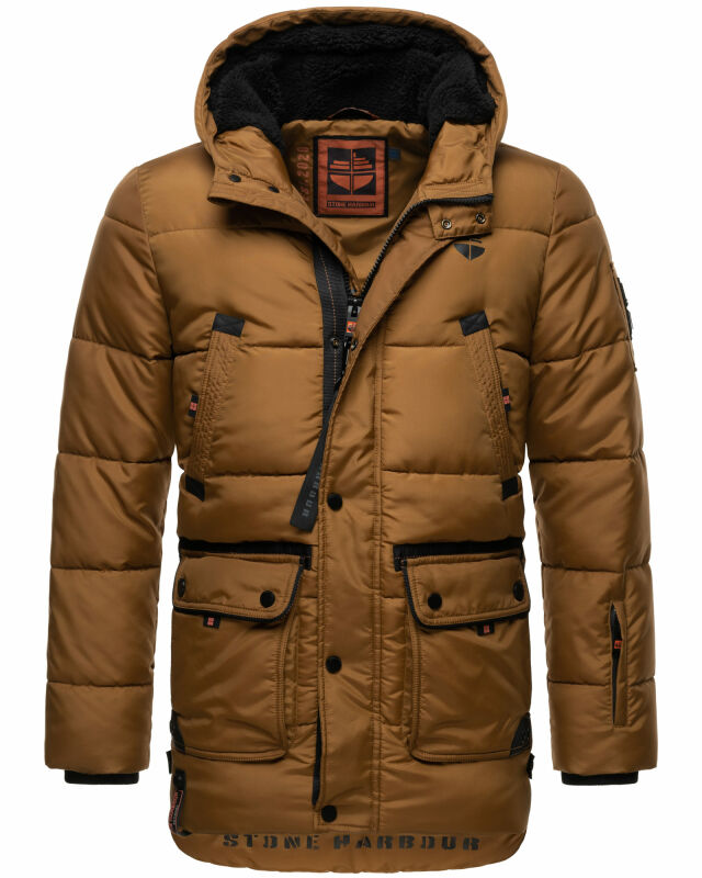 Stone Harbour Mironoo Herren Winterjacke B739 Tobacoo Größe L - Gr. L