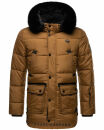 Stone Harbour Mironoo Herren Winterjacke B739 Tobacoo Größe L - Gr. L