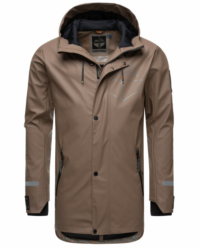 Stone Harbour Tamio Herren Winterjacke B741 Dark Taupe Größe XXL - Gr. 2XL