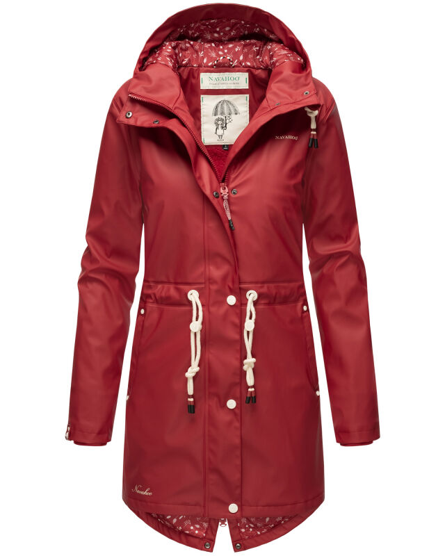 Navahoo Flower of Ocean Damen Jacke B925 Blood Red Größe XL - Gr. 42