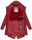Navahoo Flower of Ocean Damen Jacke B925 Blood Red Größe XL - Gr. 42