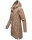 Navahoo Flower of Ocean Damen Jacke B925 Taupe Größe M - Gr. 38