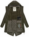 Navahoo Flower of Ocean Damen Jacke B925 Dark Olive Größe L - Gr. 40