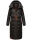 Navahoo Kristallblume Damen Winterjacke lang B926 Schwarz Größe M - Gr. 38