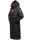 Navahoo Kristallblume Damen Winterjacke lang B926 Schwarz Größe M - Gr. 38