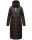 Navahoo Kristallblume Damen Winterjacke lang B926 Schwarz Größe L - Gr. 40