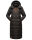 Navahoo Kristallblume Damen Winterjacke lang B926 Schwarz Größe L - Gr. 40