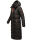 Navahoo Kristallblume Damen Winterjacke lang B926 Schwarz Größe L - Gr. 40