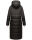 Navahoo Kristallblume Damen Winterjacke lang B926 Schwarz Größe L - Gr. 40