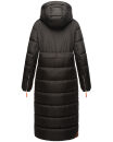 Navahoo Kristallblume Damen Winterjacke lang B926 Schwarz Größe XL - Gr. 42