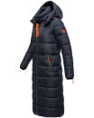 Navahoo Kristallblume Damen Winterjacke lang B926 Navy Größe L - Gr. 40