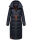Navahoo Kristallblume Damen Winterjacke lang B926 Navy Größe XL - Gr. 42