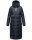 Navahoo Kristallblume Damen Winterjacke lang B926 Navy Größe XL - Gr. 42