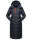 Navahoo Kristallblume Damen Winterjacke lang B926 Navy Größe XL - Gr. 42