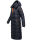 Navahoo Kristallblume Damen Winterjacke lang B926 Navy Größe XL - Gr. 42