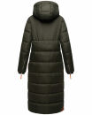 Navahoo Kristallblume Damen Winterjacke lang B926 Dark Olive Größe M - Gr. 38
