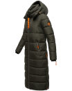 Navahoo Kristallblume Damen Winterjacke lang B926 Dark Olive Größe L - Gr. 40