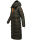 Navahoo Kristallblume Damen Winterjacke lang B926 Dark Olive Größe L - Gr. 40