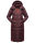Navahoo Kristallblume Damen Winterjacke lang B926 Weinrot Größe M - Gr. 38