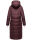 Navahoo Kristallblume Damen Winterjacke lang B926 Weinrot Größe M - Gr. 38