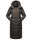 Navahoo Kristallblume Damen Winterjacke lang B926 Anthrazit Größe L - Gr. 40