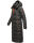 Navahoo Kristallblume Damen Winterjacke lang B926 Anthrazit Größe L - Gr. 40