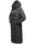 Navahoo Kristallblume Damen Winterjacke lang B926 Anthrazit Größe L - Gr. 40