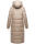 Navahoo Kristallblume Damen Winterjacke lang B926 Taupe Größe XS - Gr. 34