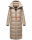 Navahoo Kristallblume Damen Winterjacke lang B926 Taupe Größe S - Gr. 36