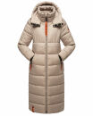 Navahoo Kristallblume Damen Winterjacke lang B926 Taupe Größe M - Gr. 38