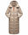 Navahoo Kristallblume Damen Winterjacke lang B926 Taupe Größe M - Gr. 38
