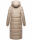 Navahoo Kristallblume Damen Winterjacke lang B926 Taupe Größe M - Gr. 38