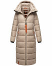 Navahoo Kristallblume Damen Winterjacke lang B926 Taupe Größe L - Gr. 40