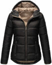 Marikoo Leandraa Damen Winter Jacke B927 Schwarz...