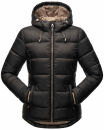 Marikoo Leandraa Damen Winter Jacke B927 Schwarz Größe 38 - Gr. 38