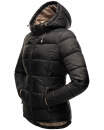 Marikoo Leandraa Damen Winter Jacke B927 Schwarz Größe 38 - Gr. 38