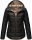 Marikoo Leandraa Damen Winter Jacke B927 Schwarz Größe 38 - Gr. 38