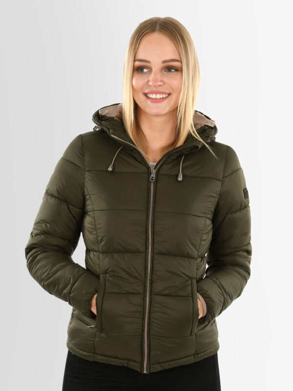 Marikoo Leandraa Damen Winter Jacke B927 Olive Größe 34 - Gr. 34