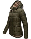 Marikoo Leandraa Damen Winter Jacke B927 Olive Größe 34 - Gr. 34